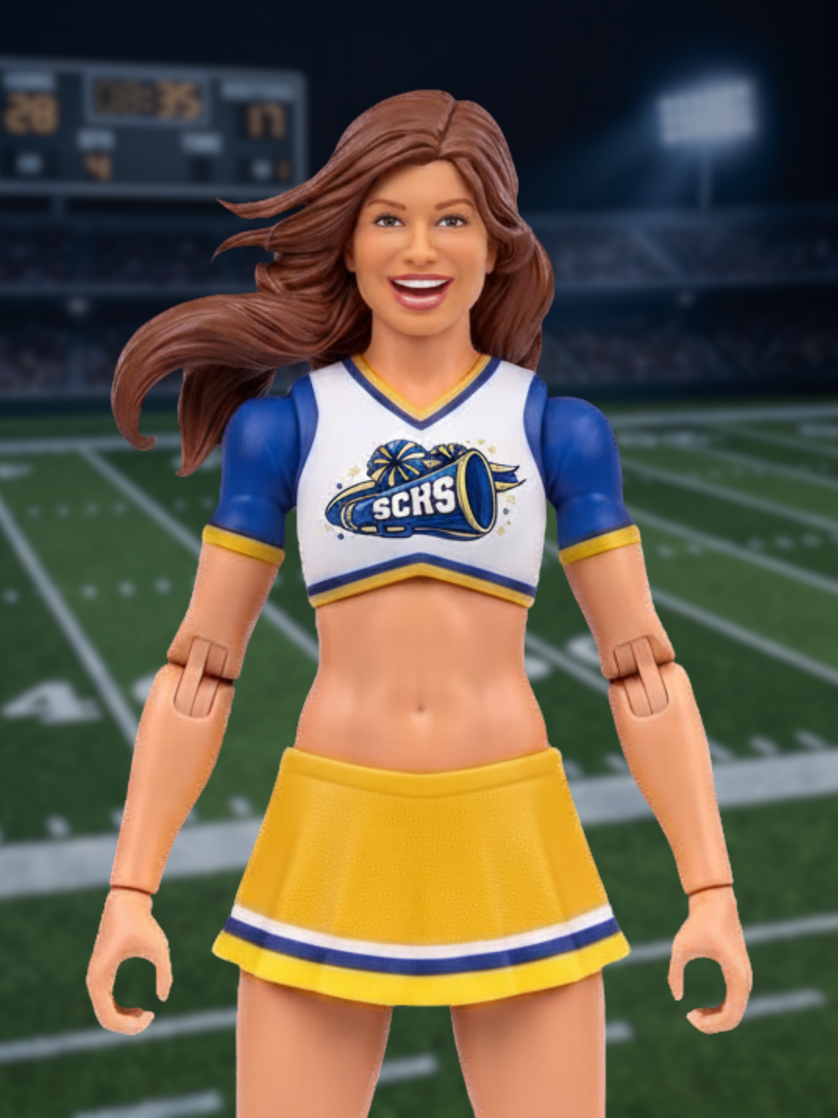 NPC (Non-Playable Characters) SCHS Cheerleader Base (Basic) 1/12 Scale Action Figure
