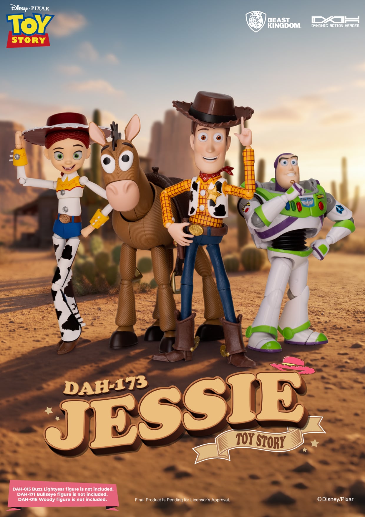 Toy Story Dynamic 8ction Heroes DAH-173 Jessie Action Figure