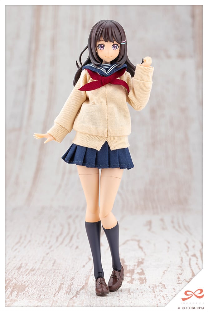 Sousai Shoujo Teien KiruPla Madoka Yuki (Touou High School Winter Clothes 1/10 Scale Model Kit Gallery Image 11