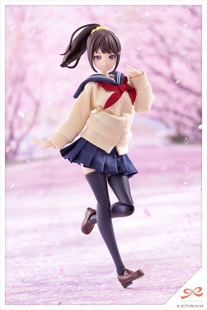 Sousai Shoujo Teien KiruPla Madoka Yuki (Touou High School Winter Clothes 1/10 Scale Model Kit Gallery Image 4