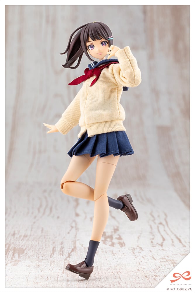 Sousai Shoujo Teien KiruPla Madoka Yuki (Touou High School Winter Clothes 1/10 Scale Model Kit Gallery Image 12