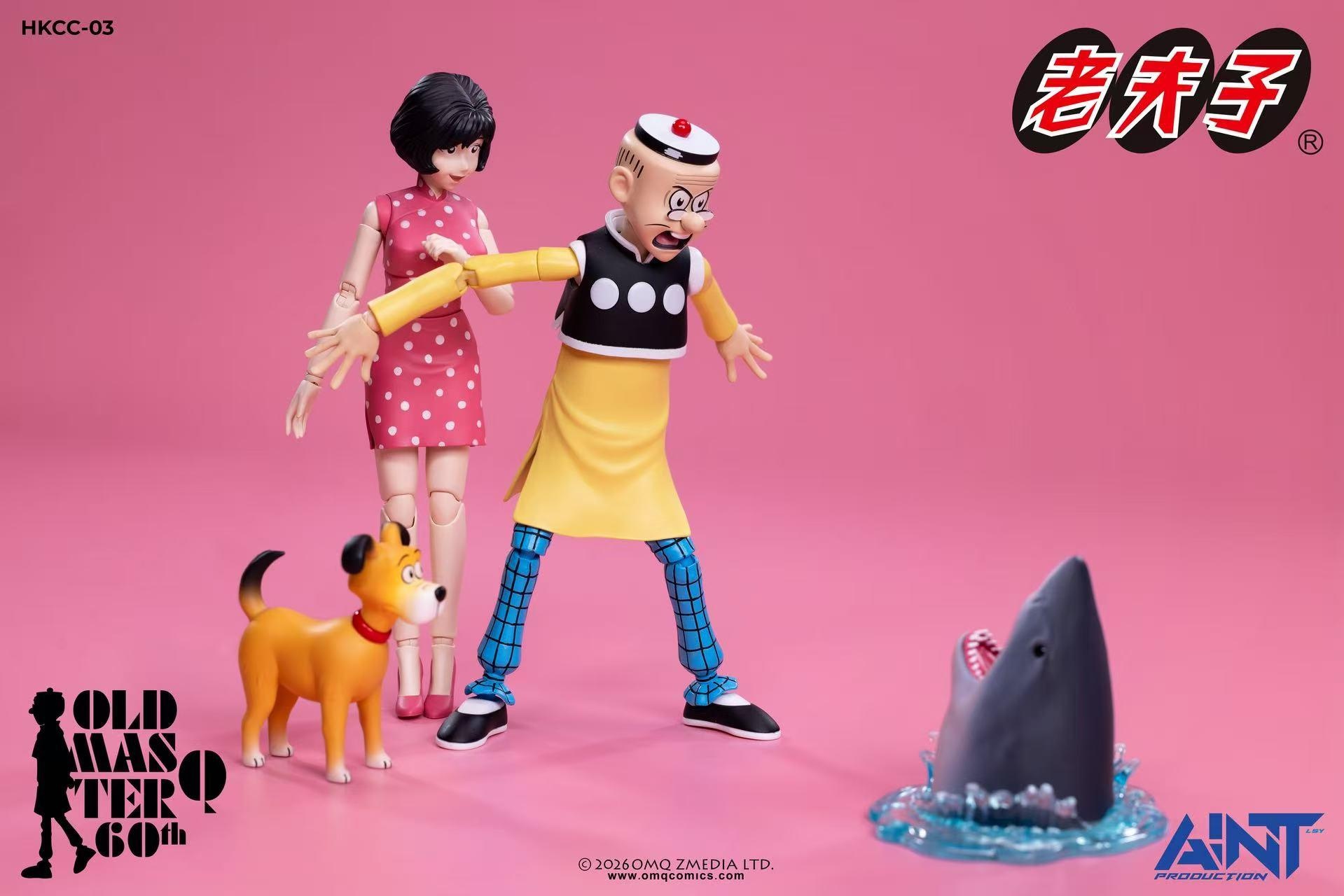 Old Master Q 60th Anniversary Mr. Qin and Ms. Chen 1/12 Scale Action Figure Set Gallery Image 10