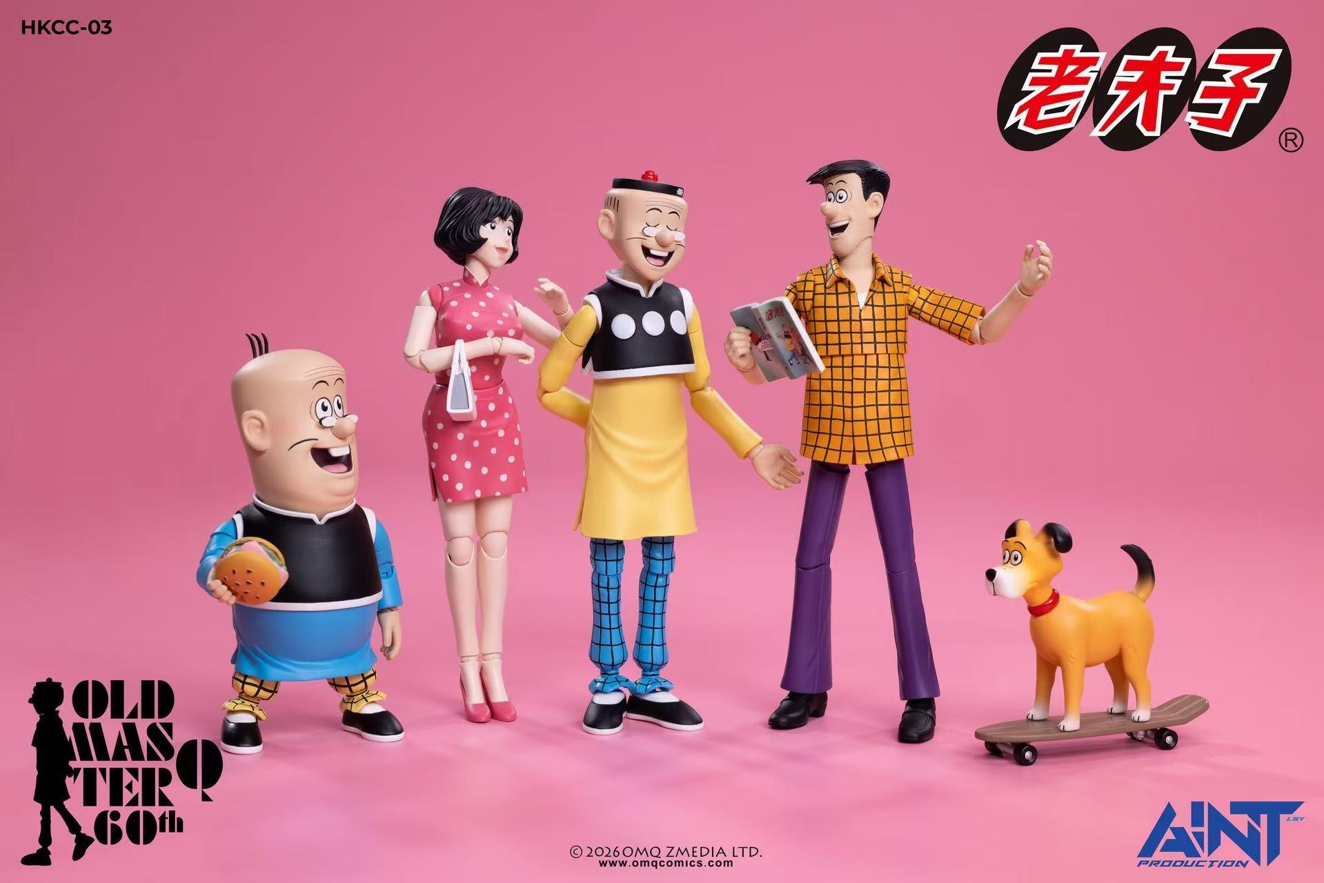 Old Master Q 60th Anniversary Mr. Qin and Ms. Chen 1/12 Scale Action Figure Set Gallery Image 11