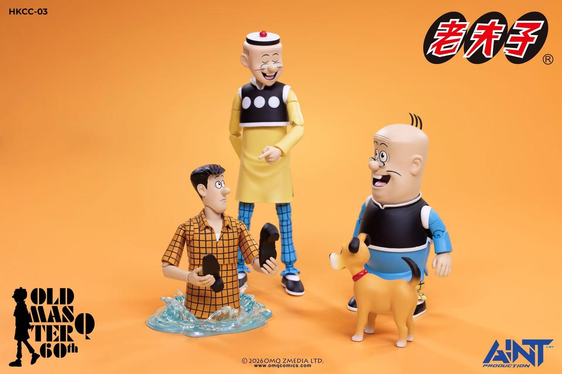 Old Master Q 60th Anniversary Mr. Qin and Ms. Chen 1/12 Scale Action Figure Set Gallery Image 23