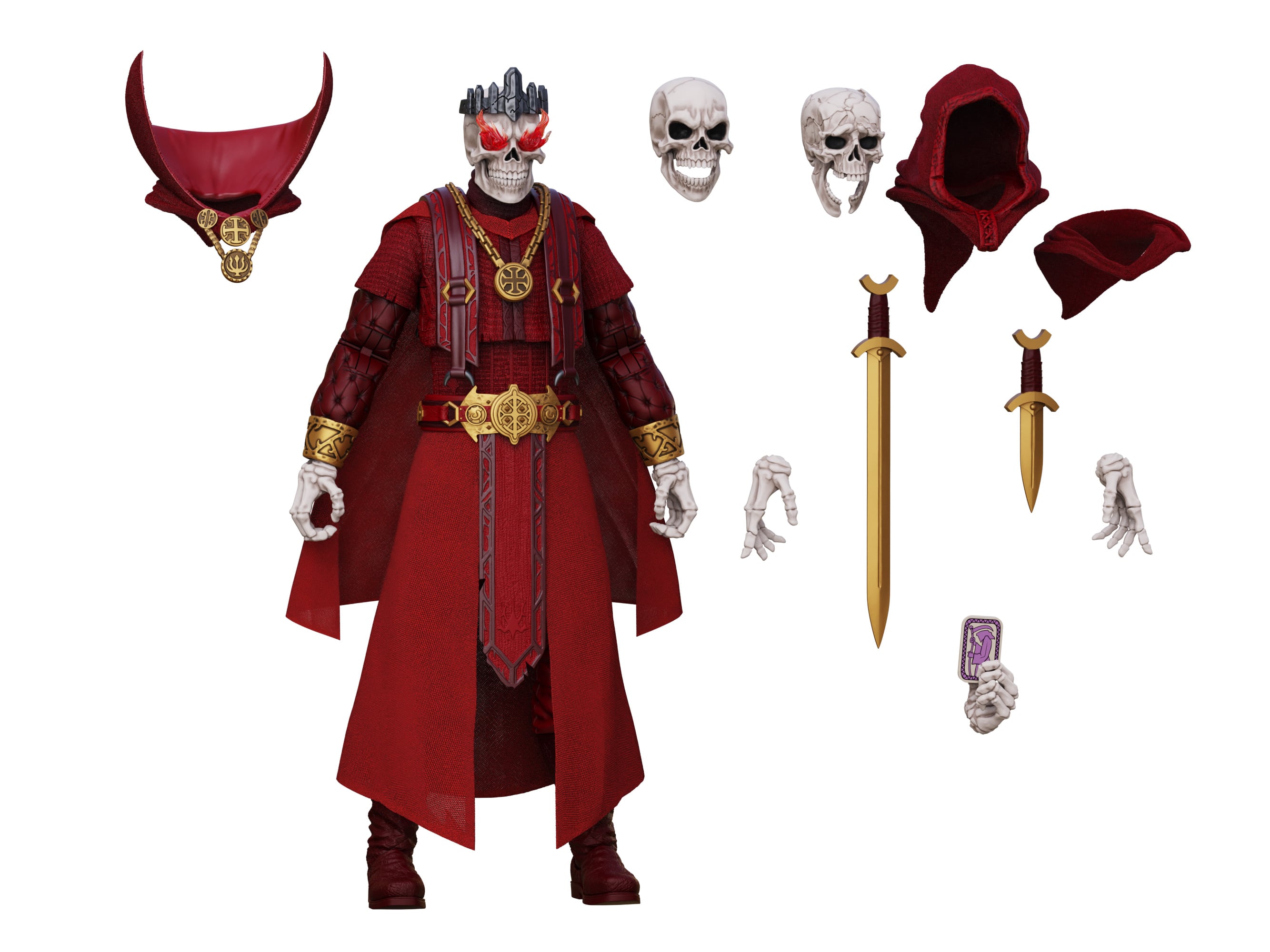 Conan the Barbarian Epic H.A.C.K.S. Thulsa Doom: Undead Sorcerer 1/12 Scale Action Figure Gallery Image 6