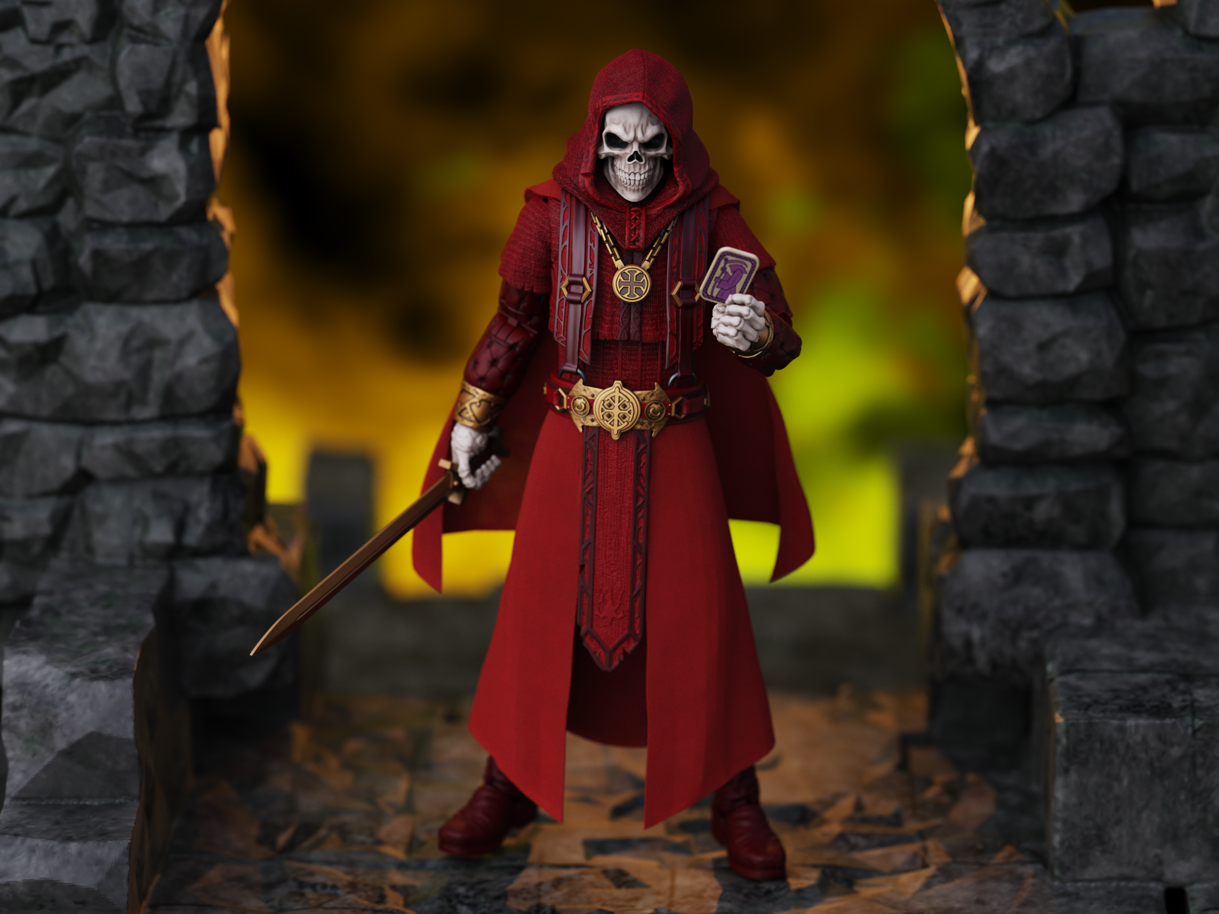 Conan the Barbarian Epic H.A.C.K.S. Thulsa Doom: Undead Sorcerer 1/12 Scale Action Figure Gallery Image 4