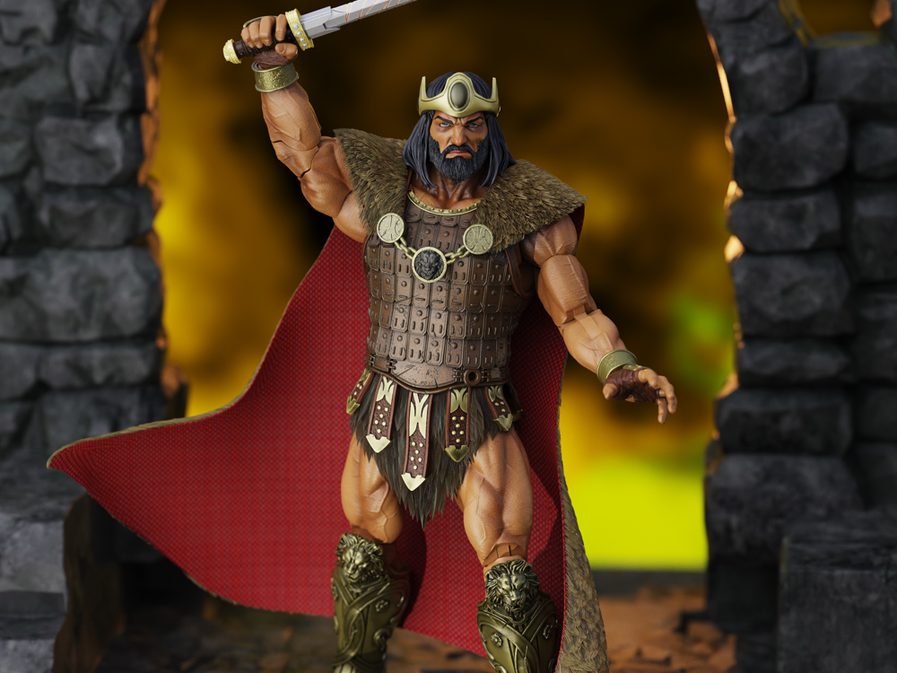 Conan the Barbarian Epic H.A.C.K.S. King Conan: Ruler of Aquilonia 1/12 Scale Action Figure Gallery Image 1
