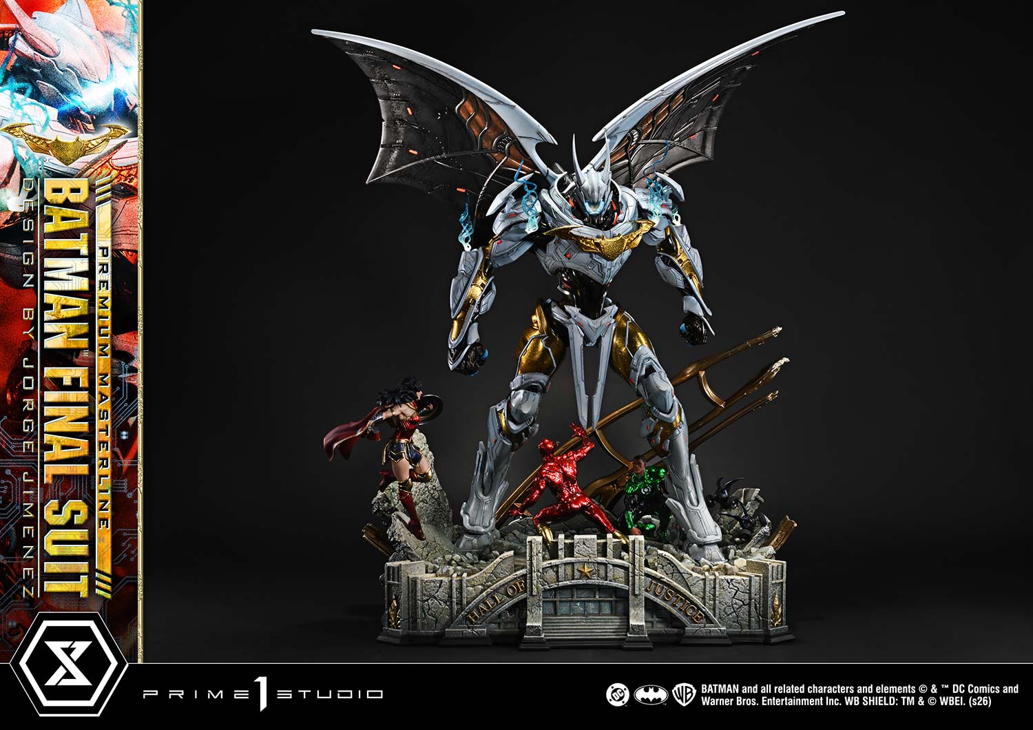 Justice League Premium Masterline Batman Final Suit (Bonus Ver.) Scaled Limited Edition Statue Gallery Image 39