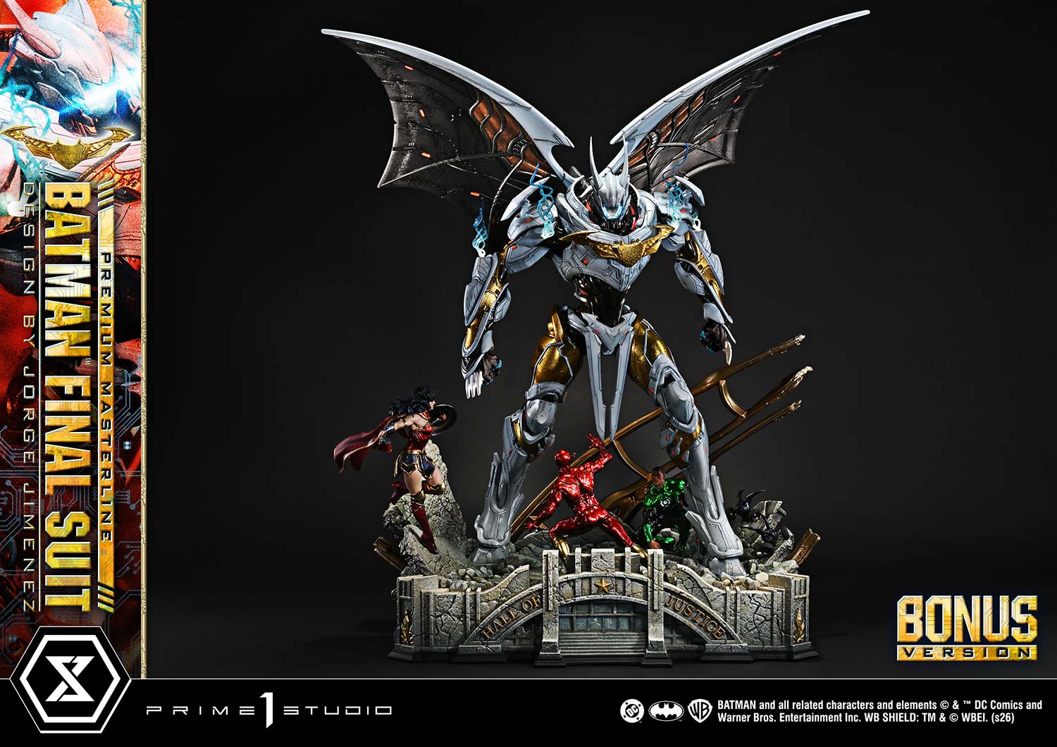 Justice League Premium Masterline Batman Final Suit (Bonus Ver.) Scaled Limited Edition Statue Gallery Image 38