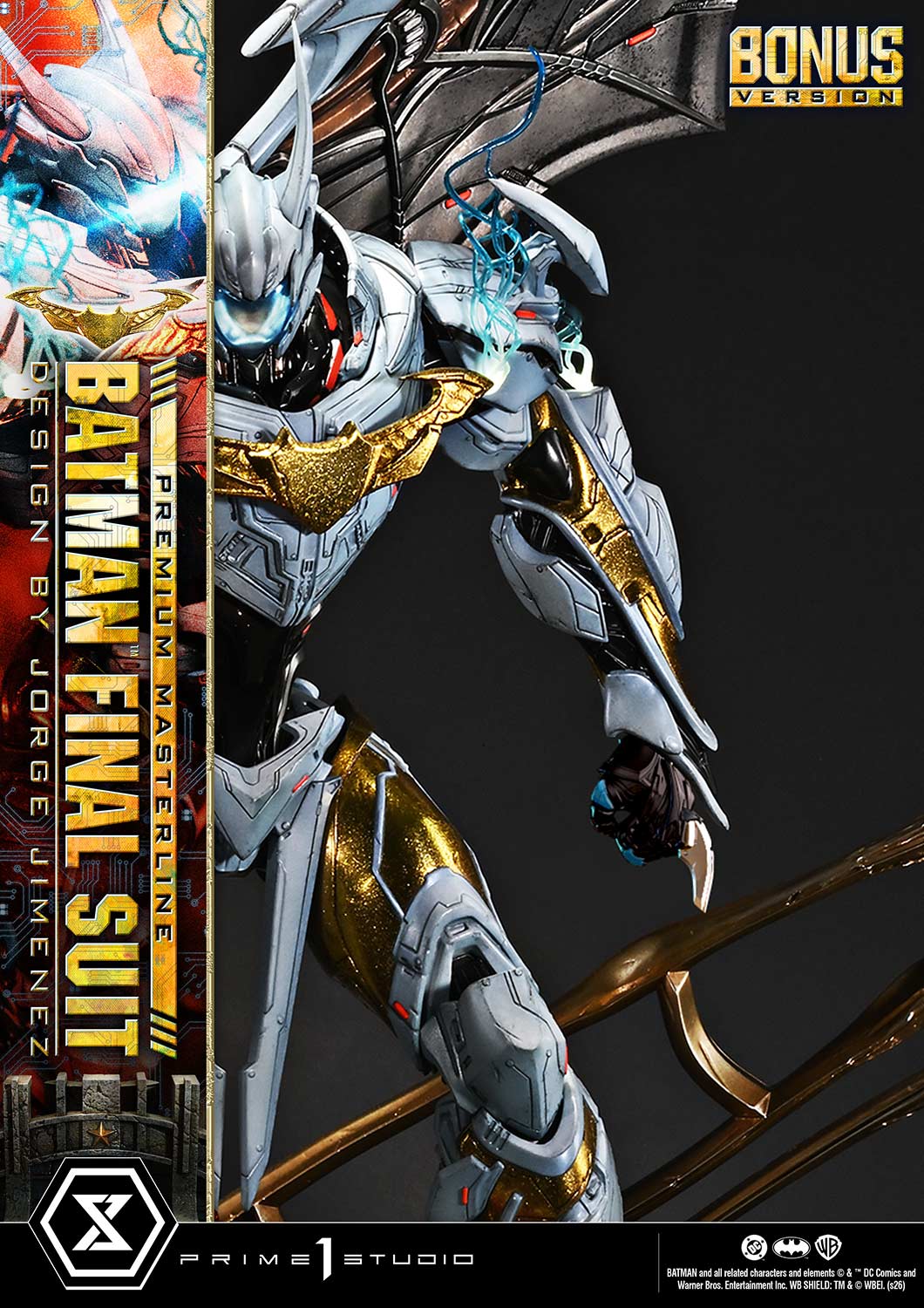 Justice League Premium Masterline Batman Final Suit (Bonus Ver.) Scaled Limited Edition Statue Gallery Image 23