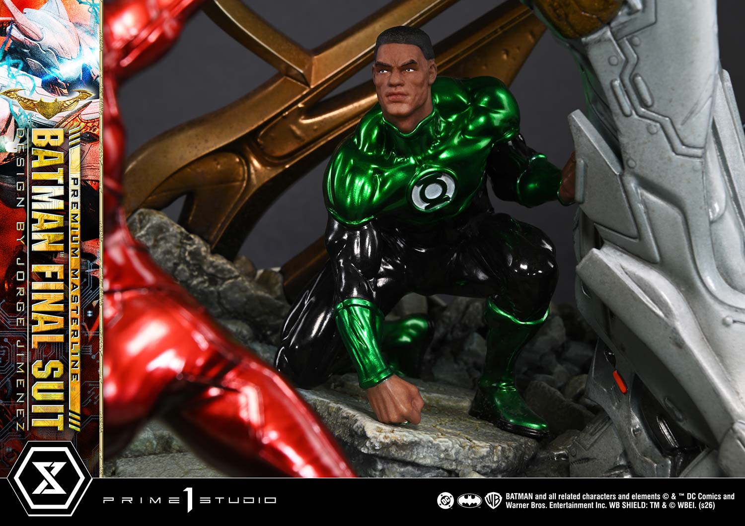 Justice League Premium Masterline Batman Final Suit (Bonus Ver.) Scaled Limited Edition Statue Gallery Image 20