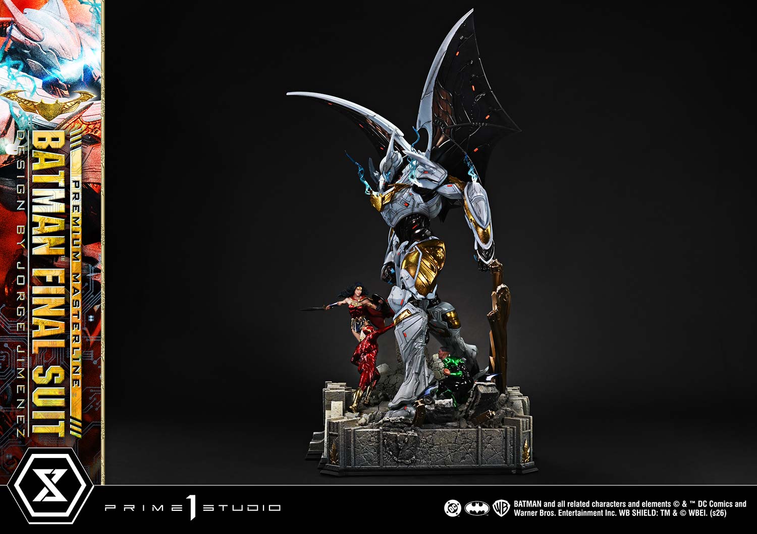 Justice League Premium Masterline Batman Final Suit (Bonus Ver.) Scaled Limited Edition Statue Gallery Image 41