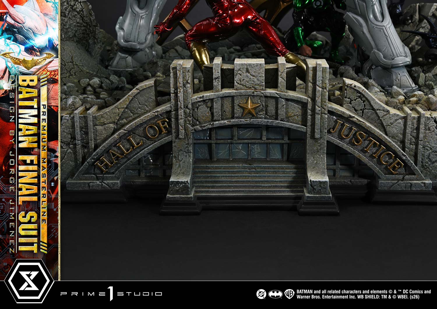 Justice League Premium Masterline Batman Final Suit (Bonus Ver.) Scaled Limited Edition Statue Gallery Image 36