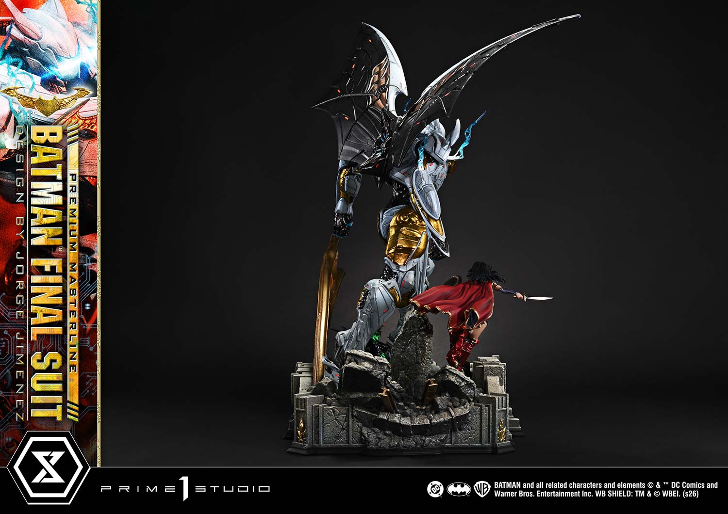 Justice League Premium Masterline Batman Final Suit (Bonus Ver.) Scaled Limited Edition Statue Gallery Image 42