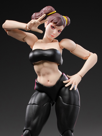 Cyberpunk Fighters Club Quinn Lee (Shadow Princess Black Ver.) 1/12 Scale Action Figure Gallery Image 2