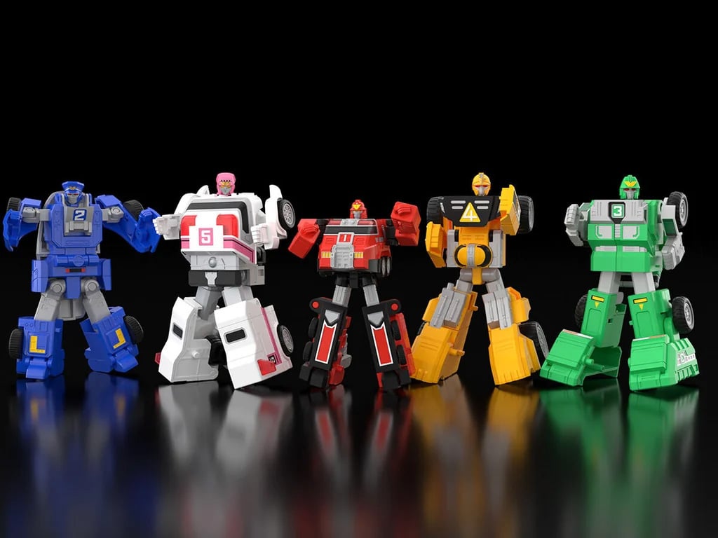 Gekiso Sentai Carranger SMP VRV Robo Model Kit Set Gallery Image 7