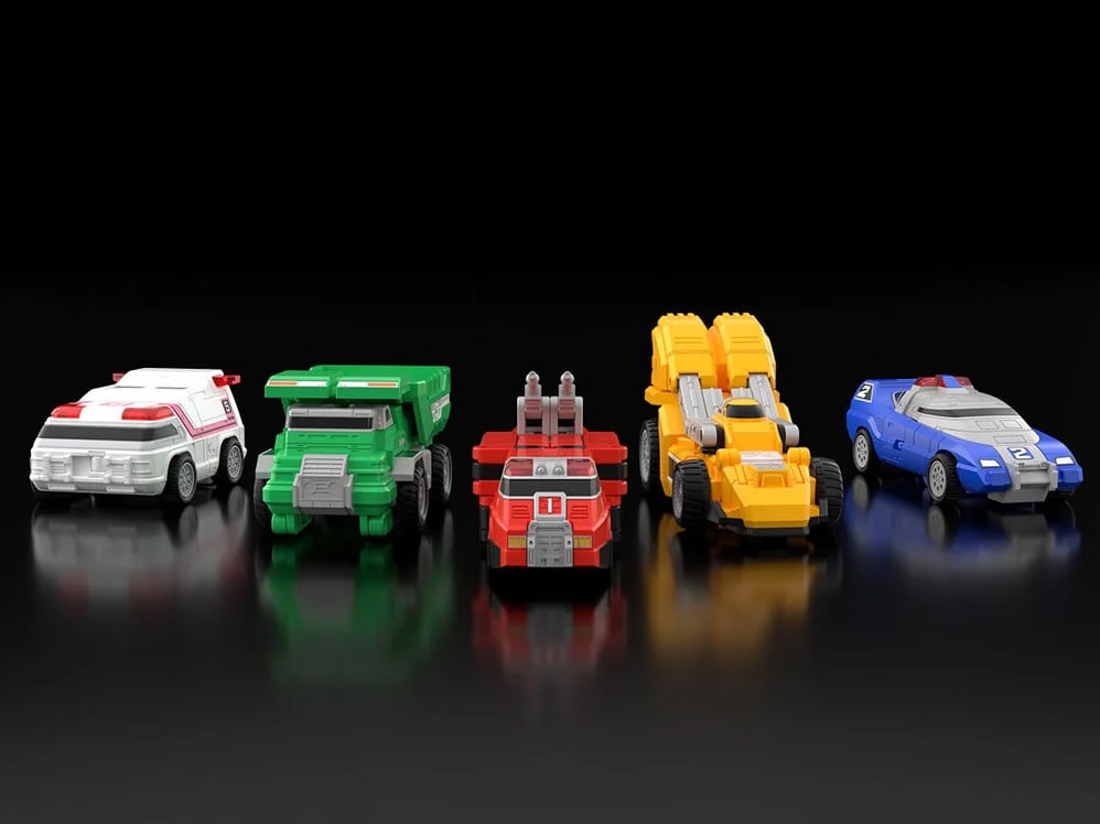 Gekiso Sentai Carranger SMP VRV Robo Model Kit Set Gallery Image 8