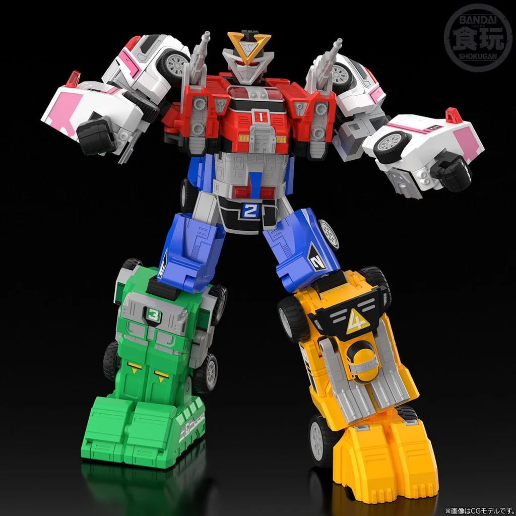 Gekiso Sentai Carranger SMP VRV Robo Model Kit Set Gallery Image 3