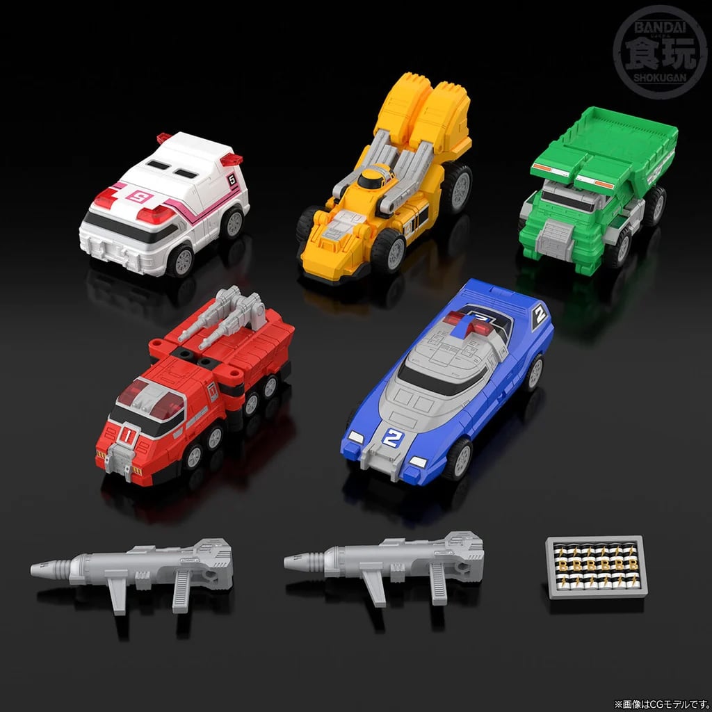 Gekiso Sentai Carranger SMP VRV Robo Model Kit Set Gallery Image 10