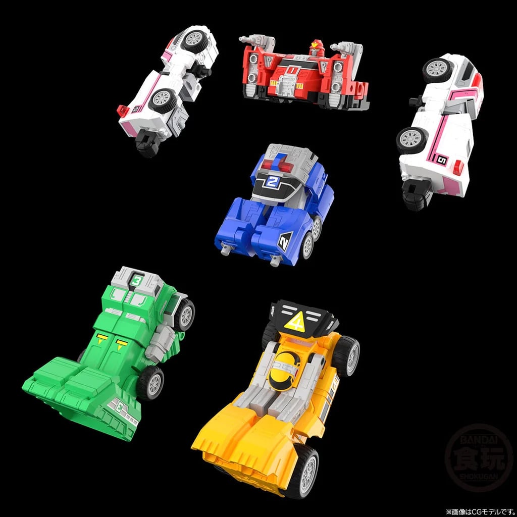 Gekiso Sentai Carranger SMP VRV Robo Model Kit Set Gallery Image 9