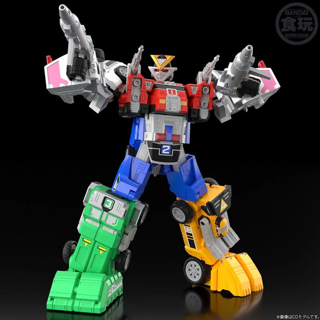 Gekiso Sentai Carranger SMP VRV Robo Model Kit Set Gallery Image 5