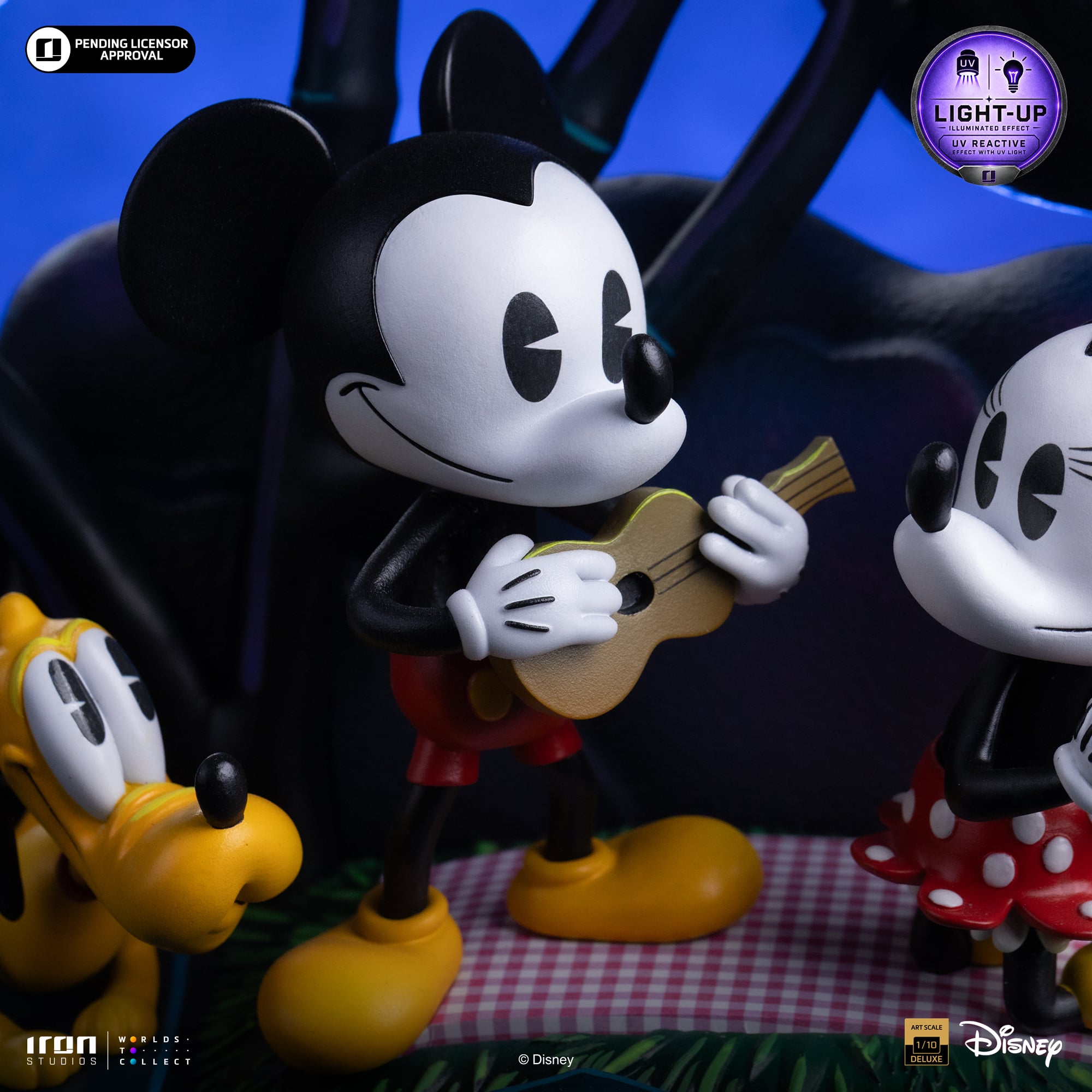 Disney Classics Mickey, Minnie and Pluto's Day at the Park (Deluxe Ver.) 1/10 Art Scale Statue Gallery Image 8