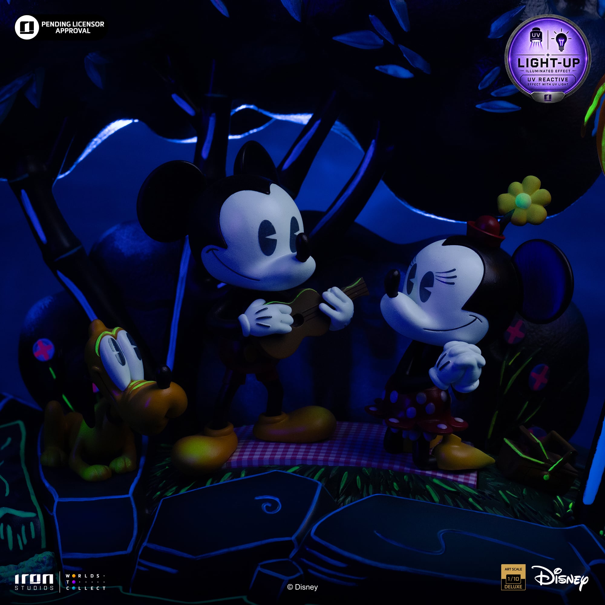 Disney Classics Mickey, Minnie and Pluto's Day at the Park (Deluxe Ver.) 1/10 Art Scale Statue Gallery Image 12