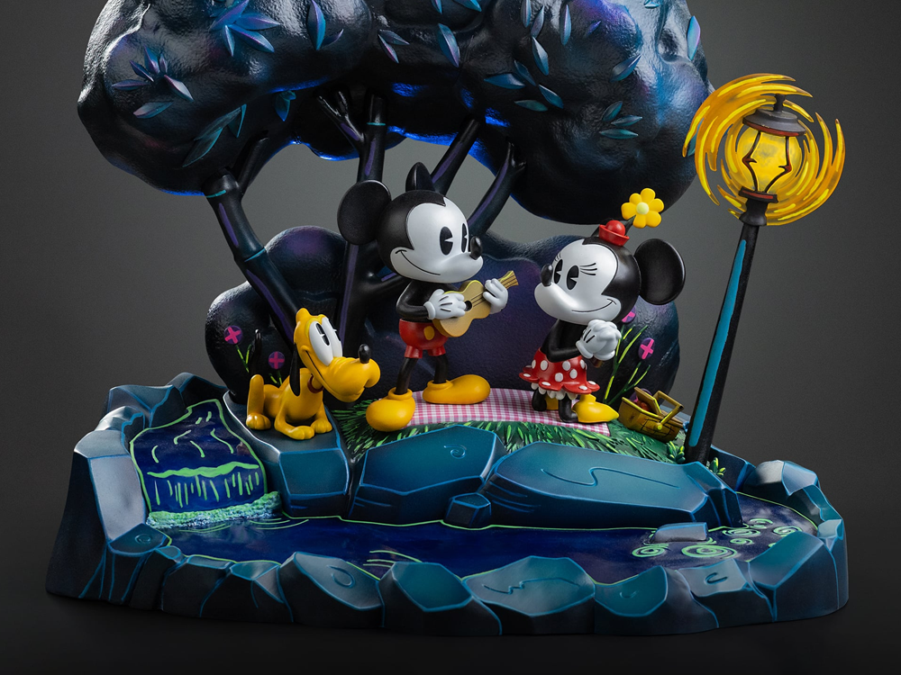Image of Disney Classics Mickey, Minnie and Pluto's Day at the Park (Deluxe Ver.) 1/10 Art Scale Statue
