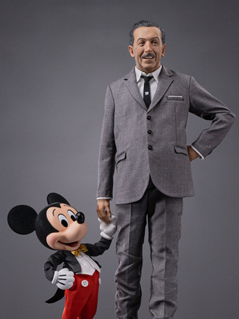 Image of Disney Classics Walt Disney & Mickey Mouse Legacy Replica 1/4 Scale Statue