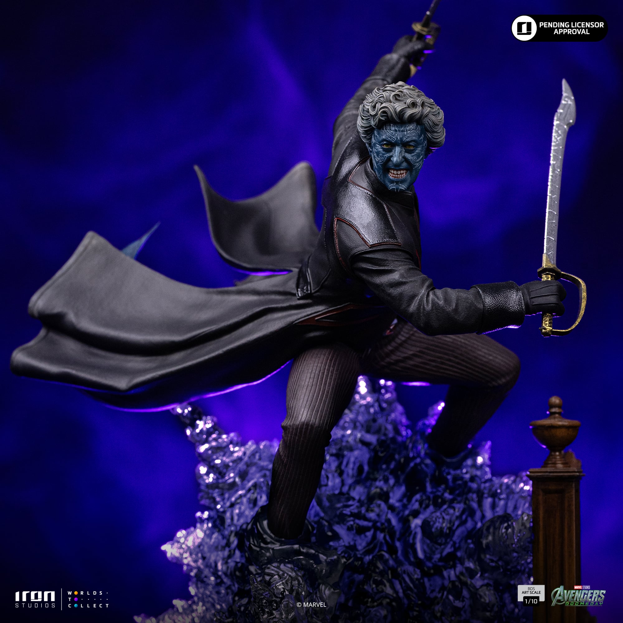 Avengers: Doomsday Nightcrawler 1/10 Art Scale Statue Gallery Image 10