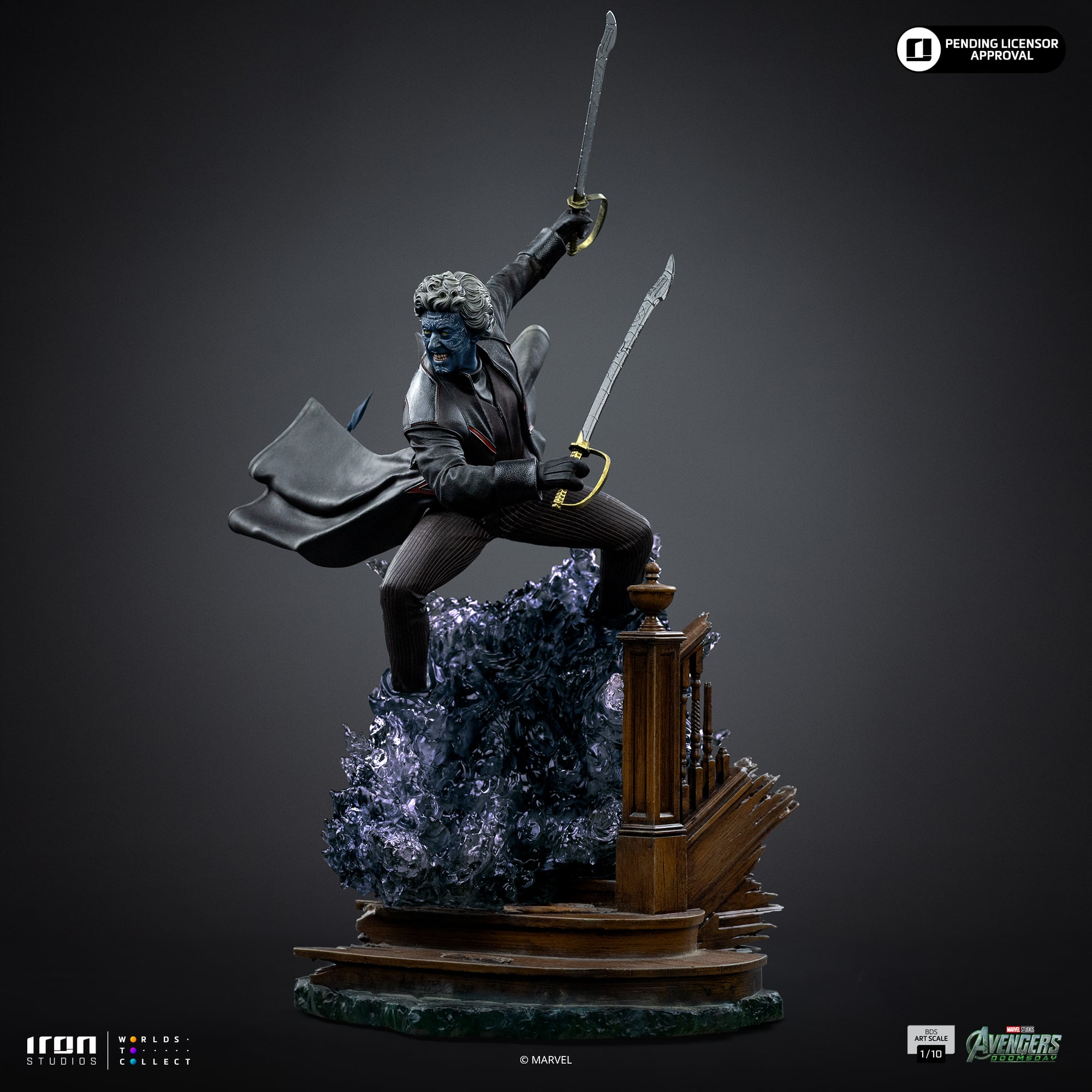Avengers: Doomsday Nightcrawler 1/10 Art Scale Statue Gallery Image 4