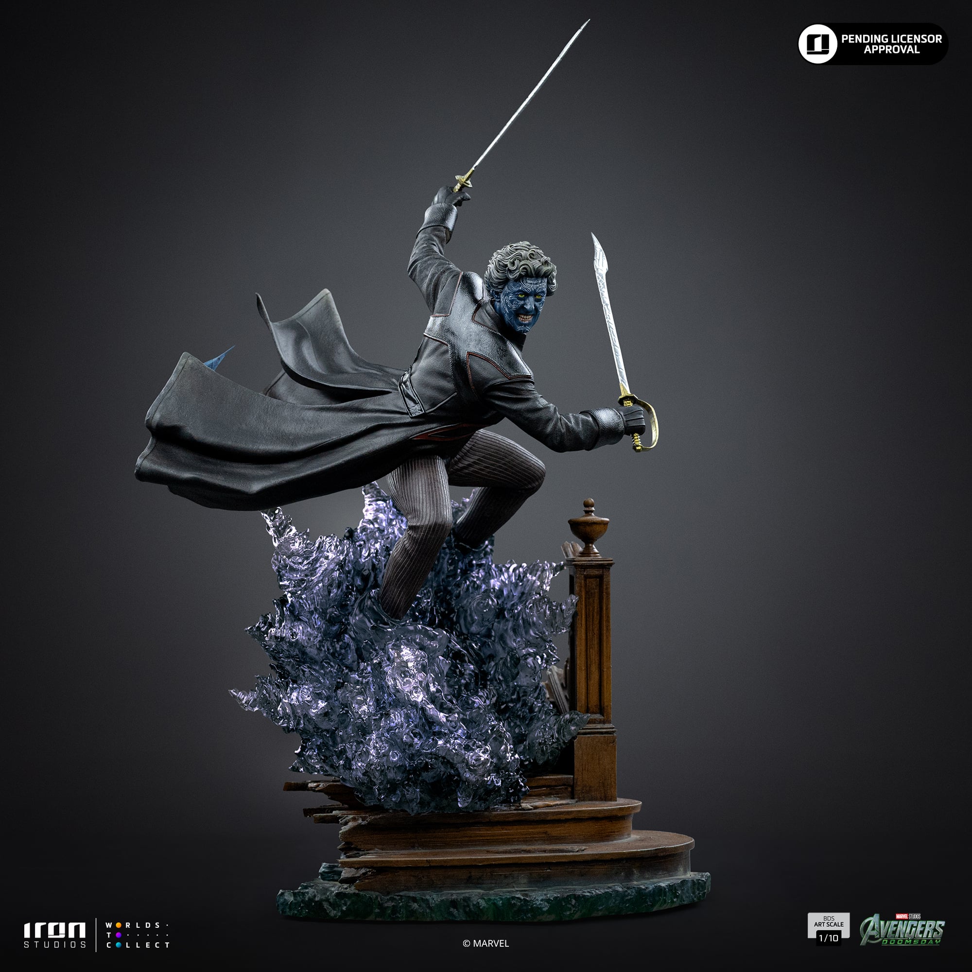 Avengers: Doomsday Nightcrawler 1/10 Art Scale Statue Gallery Image 5