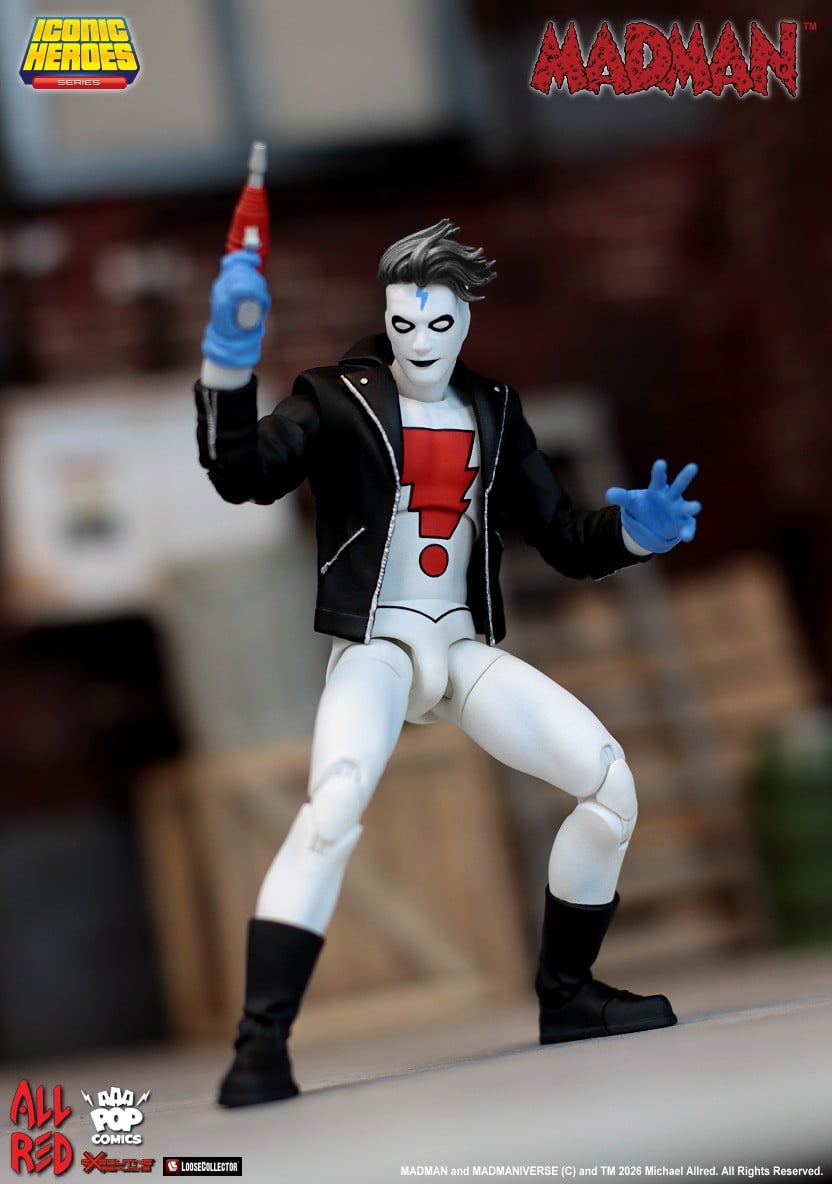 Madman Iconic Heroes Series Madman 1/12 Scale Action Figure Gallery Image 3