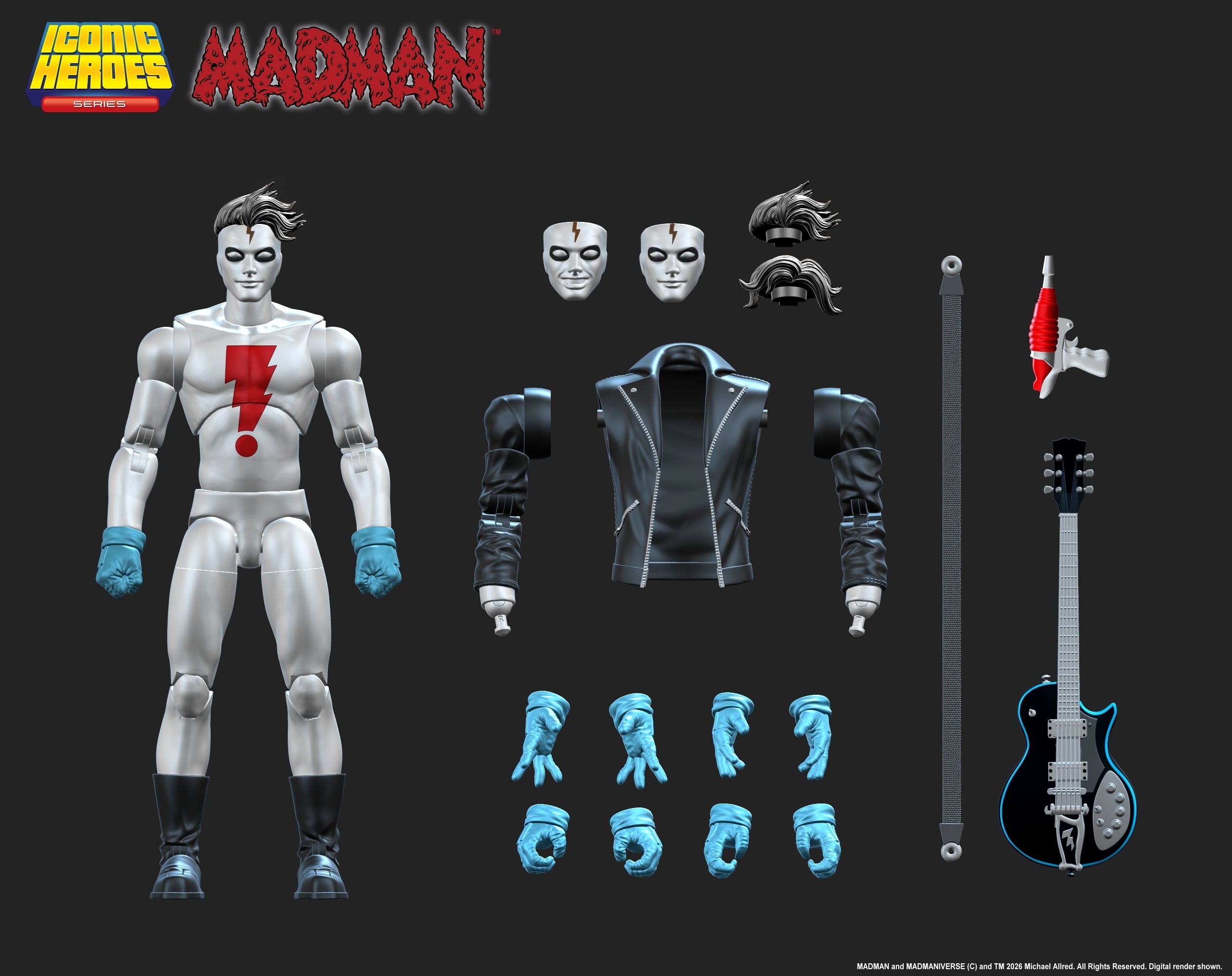 Madman Iconic Heroes Series Madman 1/12 Scale Action Figure Gallery Image 11