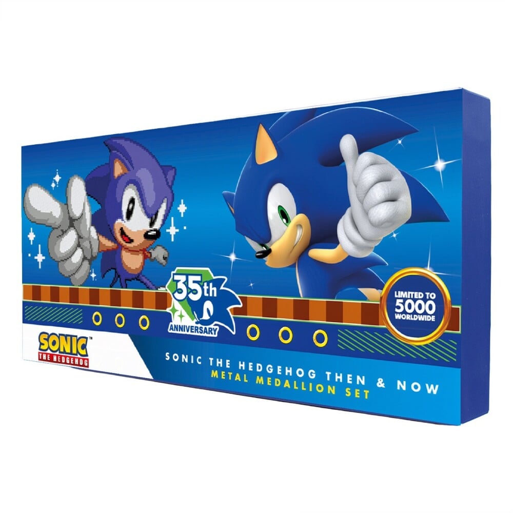Sonic the Hedgehog 35th Anniversary Limited Edition Medallion Set