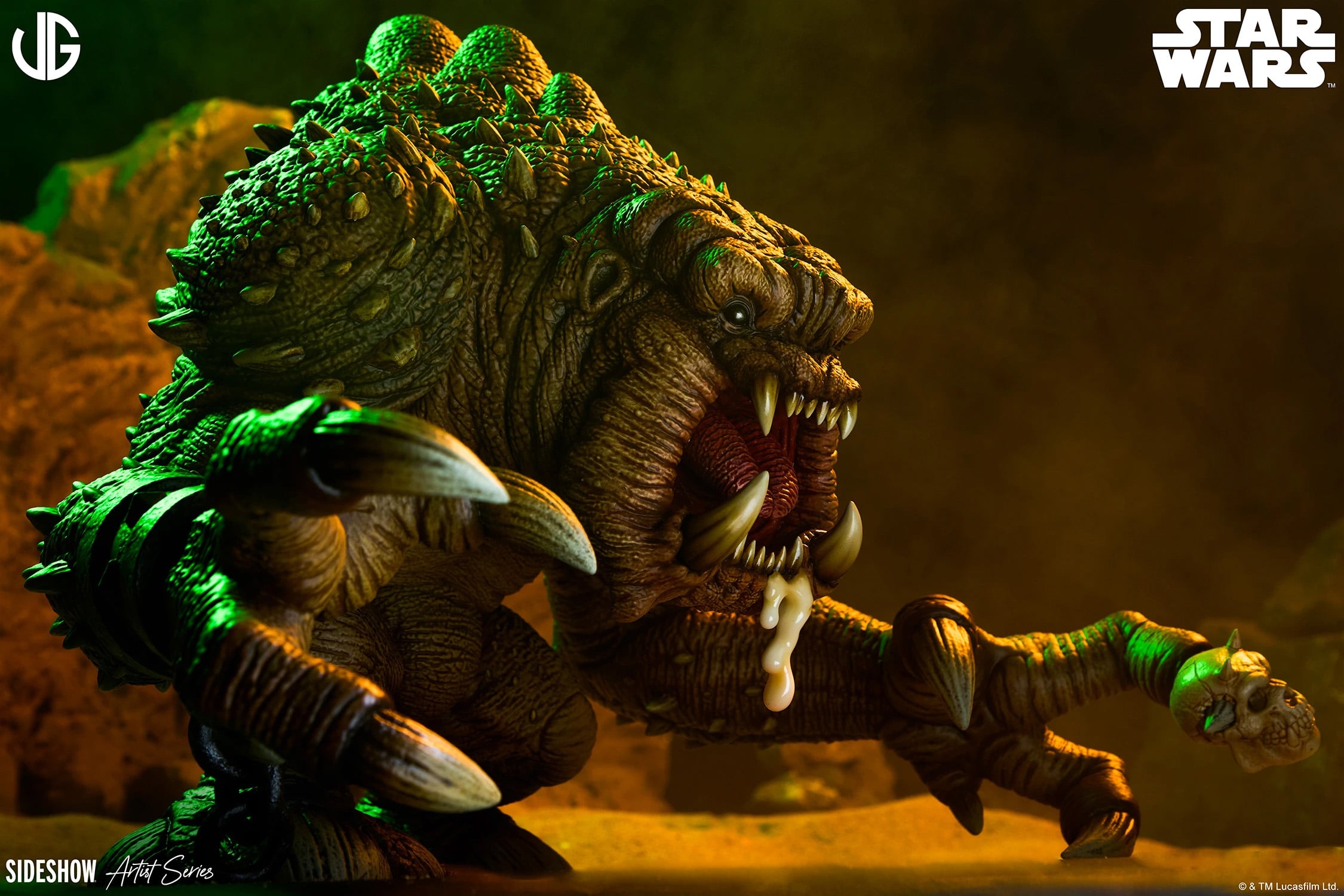 Star Wars: Return of the Jedi Rancor Designer Collectible Statue Gallery Image 6