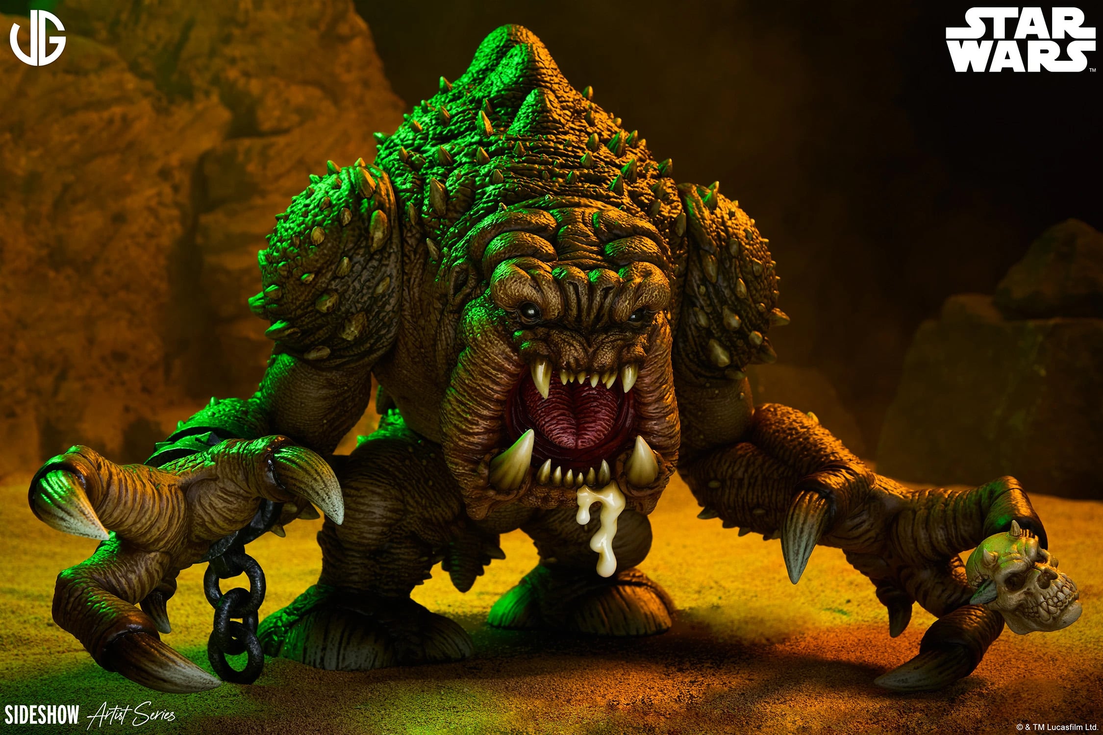 Star Wars: Return of the Jedi Rancor Designer Collectible Statue Gallery Image 4