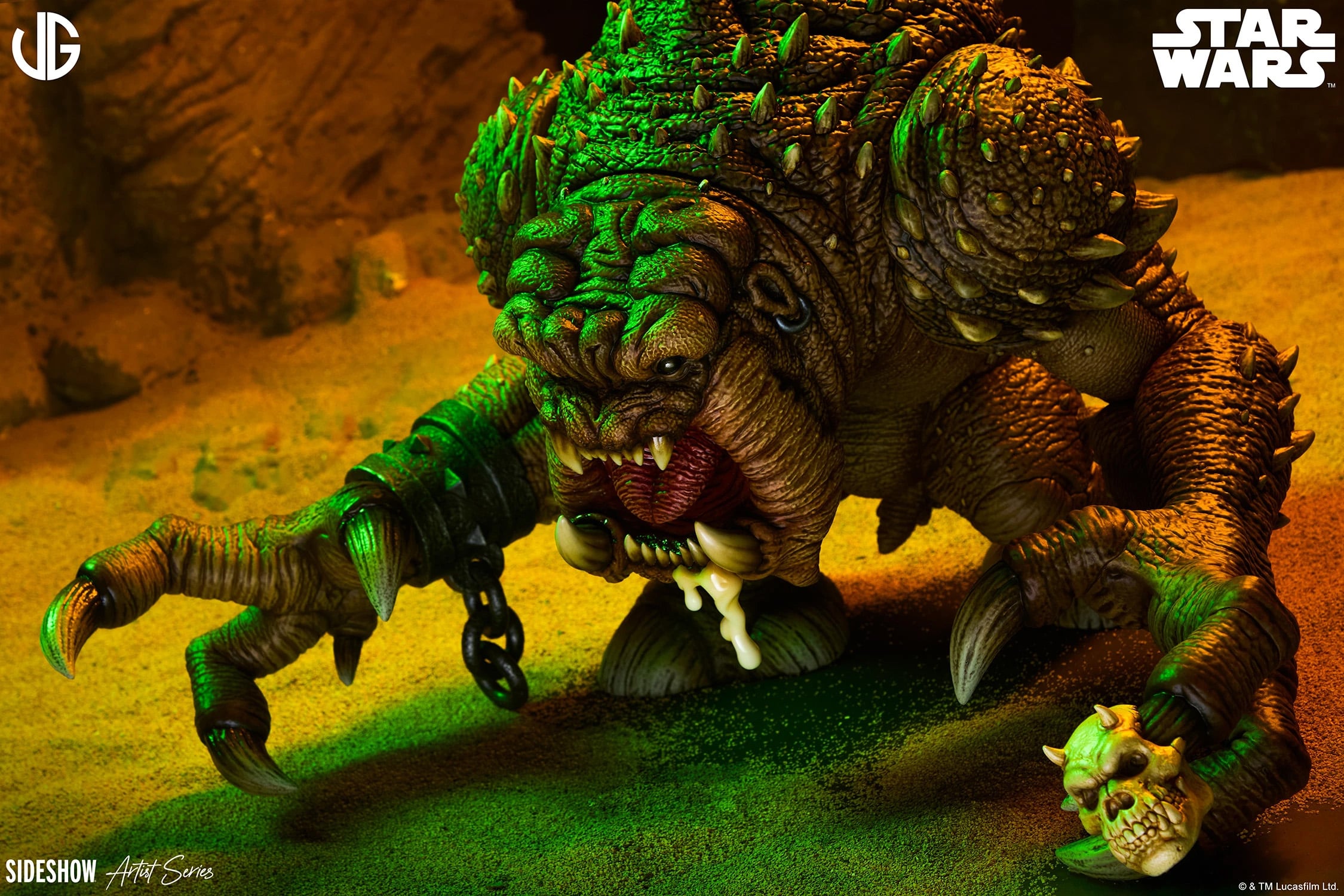 Star Wars: Return of the Jedi Rancor Designer Collectible Statue Gallery Image 7