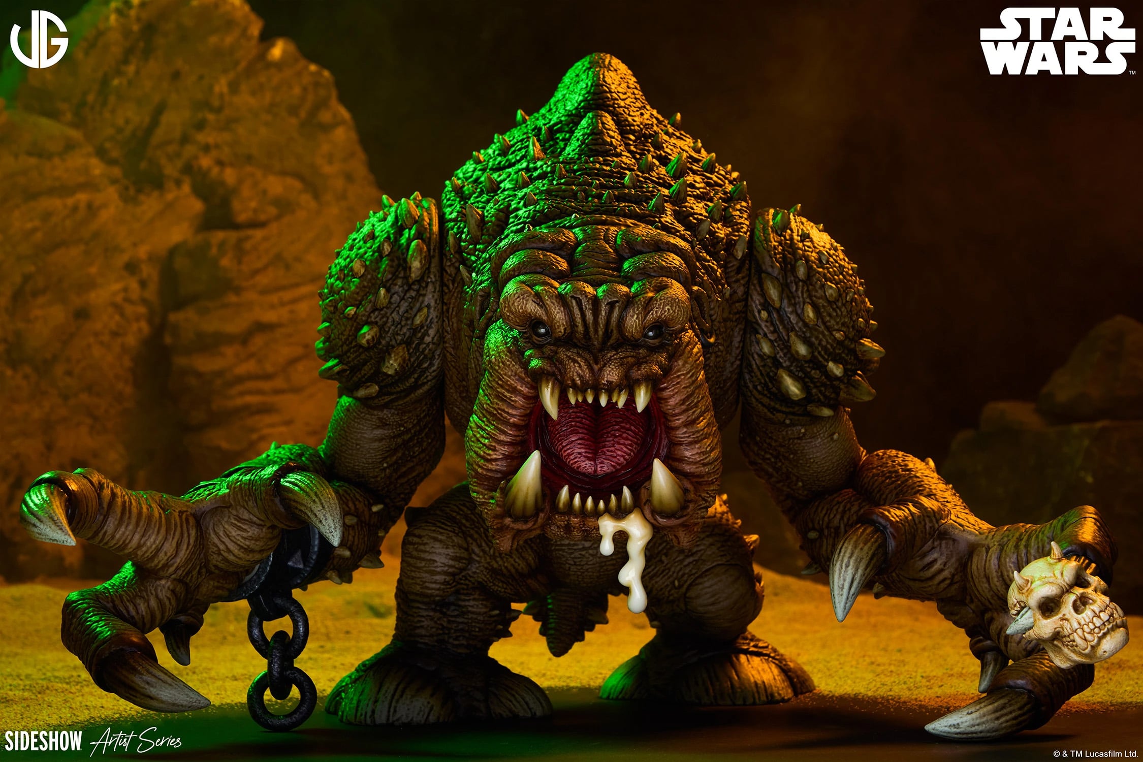 Star Wars: Return of the Jedi Rancor Designer Collectible Statue Gallery Image 3