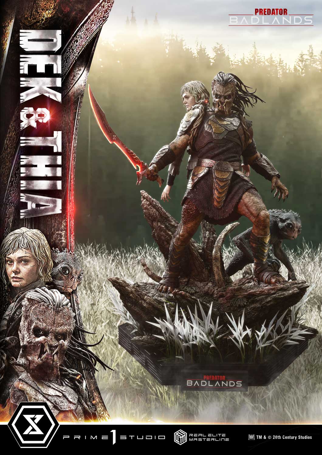 Predator: Badlands Real Elite Masterline Dek & Thia 1/3 Scale Statue Gallery Image 5