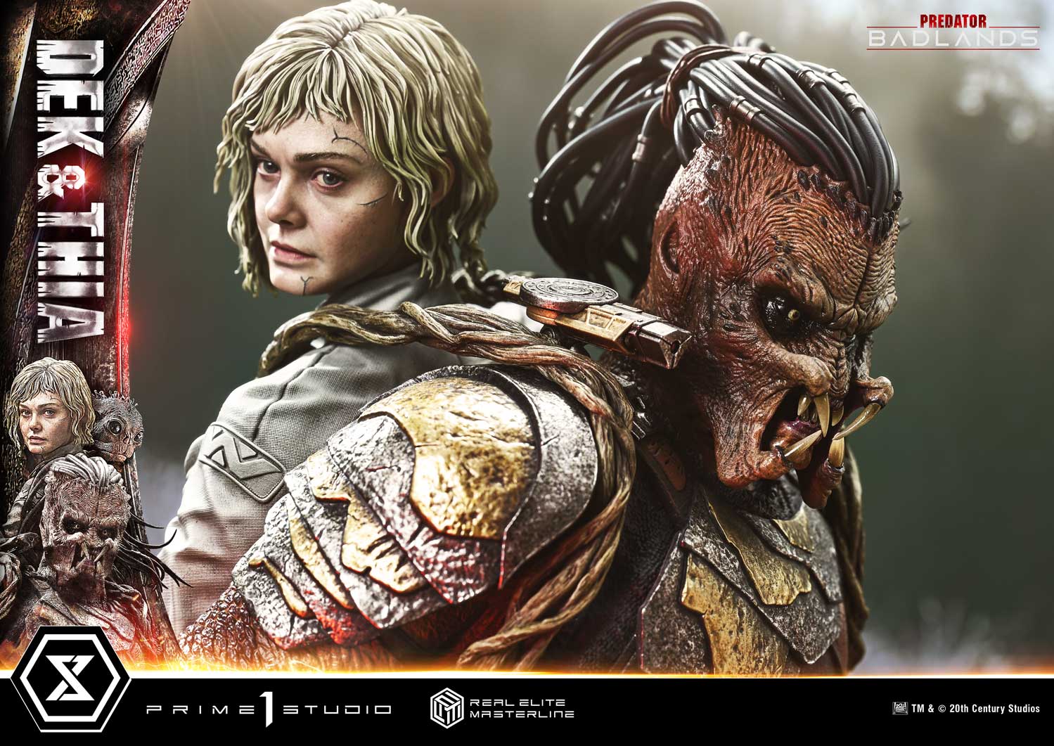 Predator: Badlands Real Elite Masterline Dek & Thia 1/3 Scale Statue Gallery Image 8