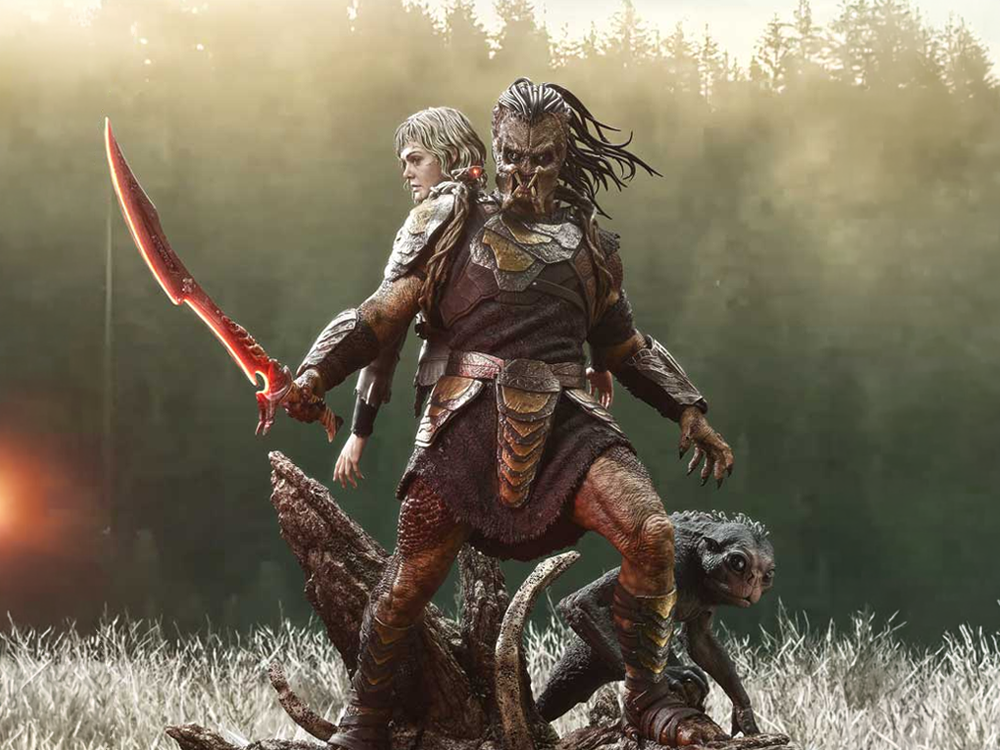 Predator: Badlands Real Elite Masterline Dek & Thia 1/3 Scale Statue Gallery Image 1