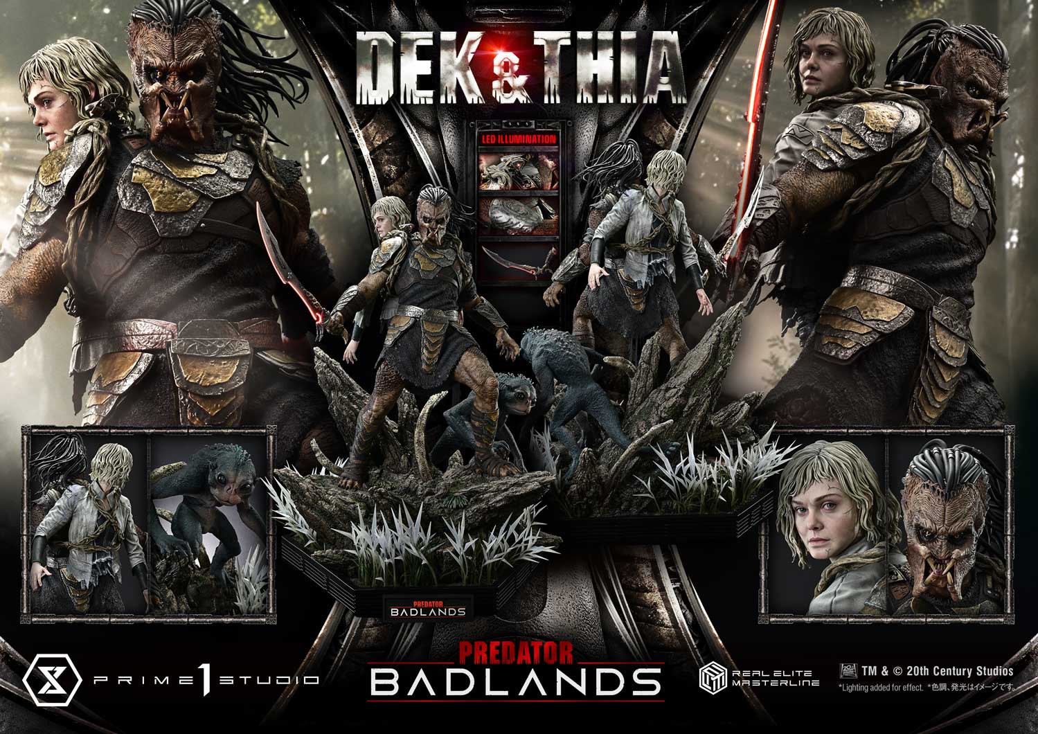 Predator: Badlands Real Elite Masterline Dek & Thia 1/3 Scale Statue Gallery Image 28