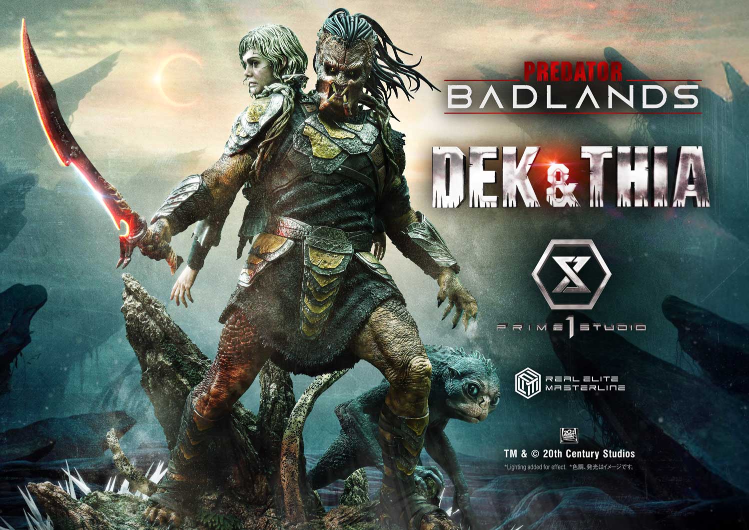 Predator: Badlands Real Elite Masterline Dek & Thia 1/3 Scale Statue Gallery Image 3