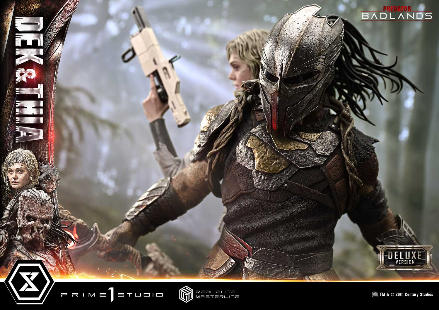 Predator: Badlands Real Elite Masterline Dek & Thia (Deluxe Ver.) 1/3 Scale Statue Gallery Image 12