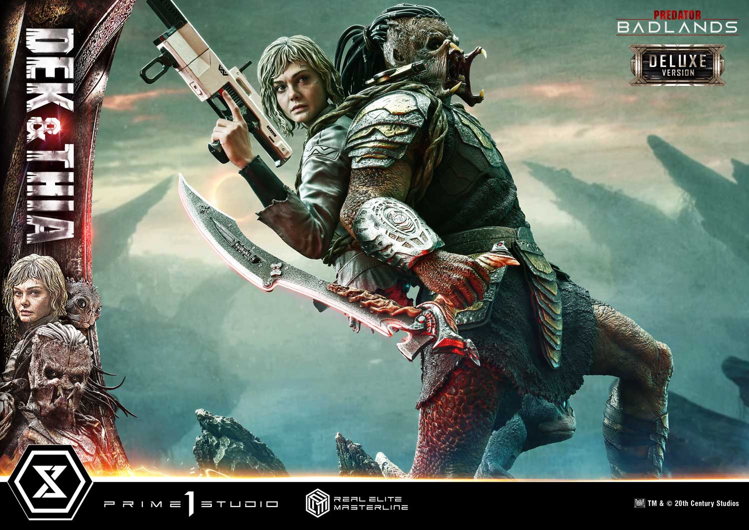 Predator: Badlands Real Elite Masterline Dek & Thia (Deluxe Ver.) 1/3 Scale Statue Gallery Image 16
