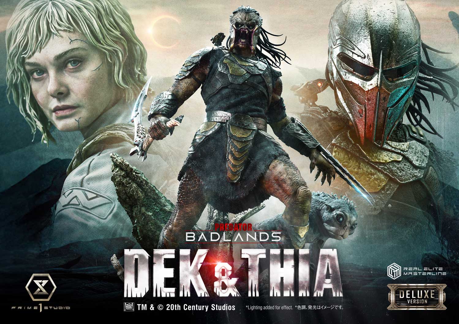 Predator: Badlands Real Elite Masterline Dek & Thia (Deluxe Ver.) 1/3 Scale Statue Gallery Image 3