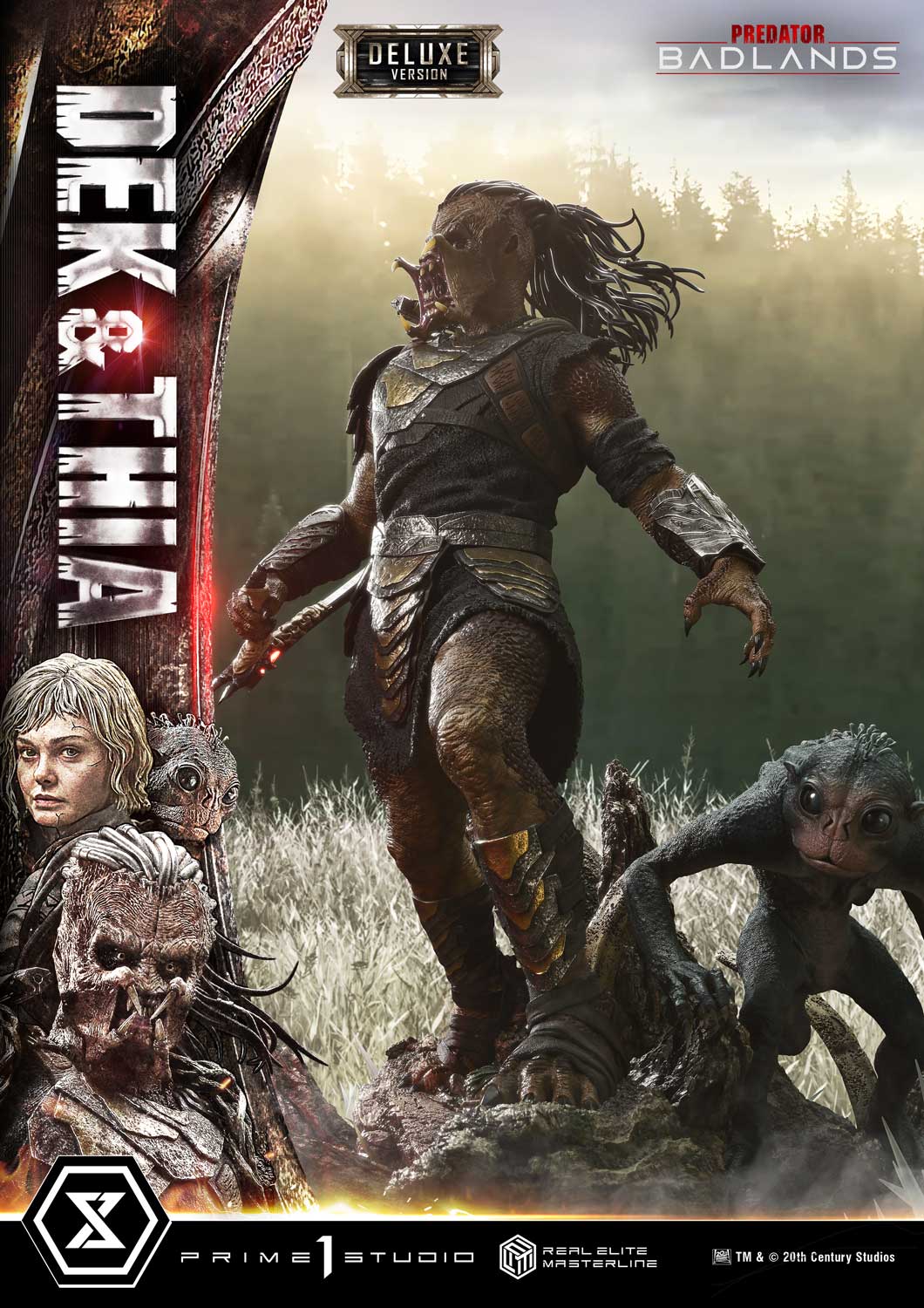 Predator: Badlands Real Elite Masterline Dek & Thia (Deluxe Ver.) 1/3 Scale Statue Gallery Image 7