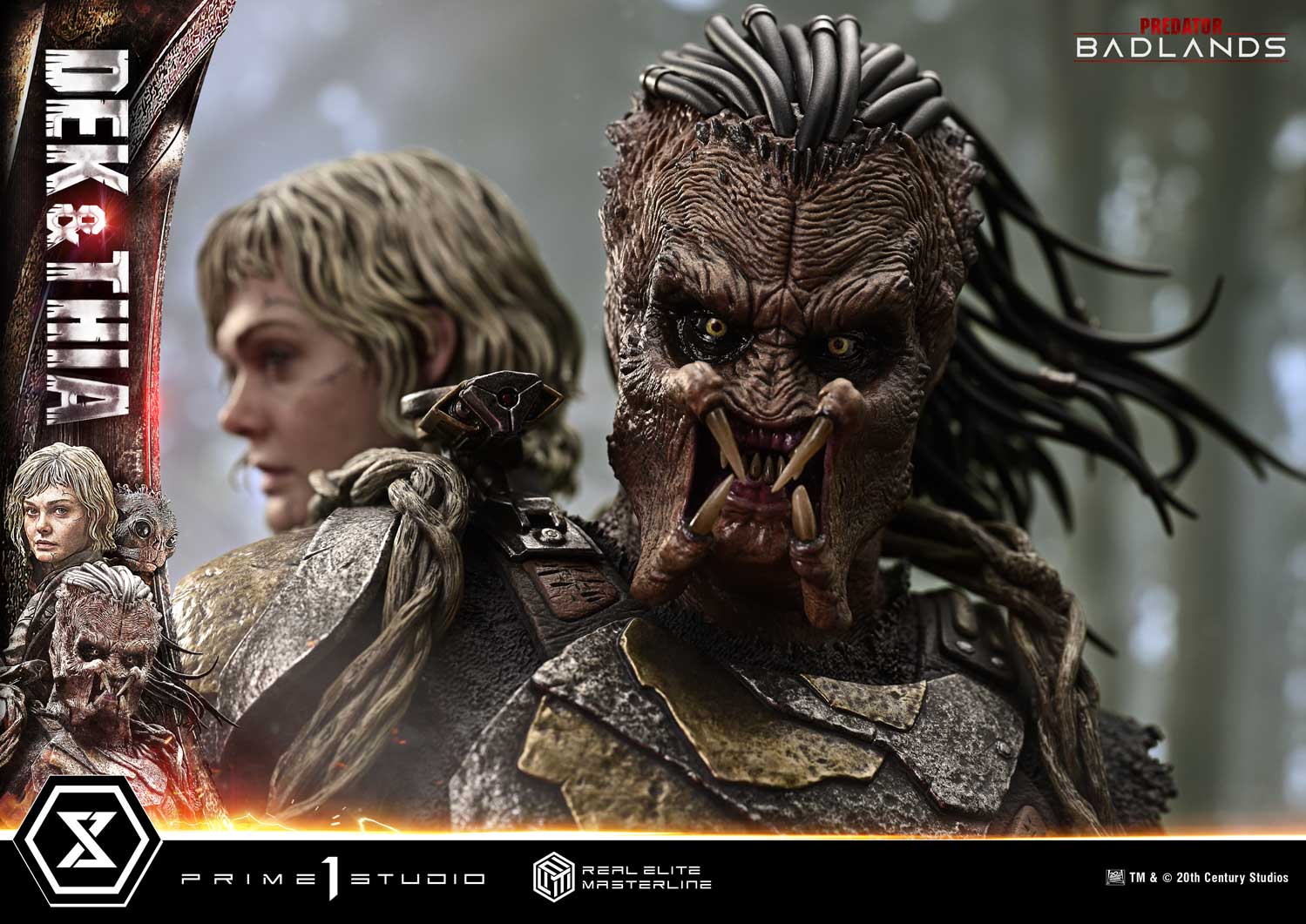 Predator: Badlands Real Elite Masterline Dek & Thia (Deluxe Ver.) 1/3 Scale Statue Gallery Image 13