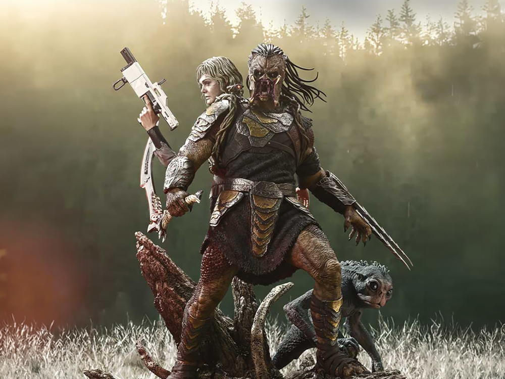 Predator: Badlands Real Elite Masterline Dek & Thia (Deluxe Ver.) 1/3 Scale Statue Gallery Image 1